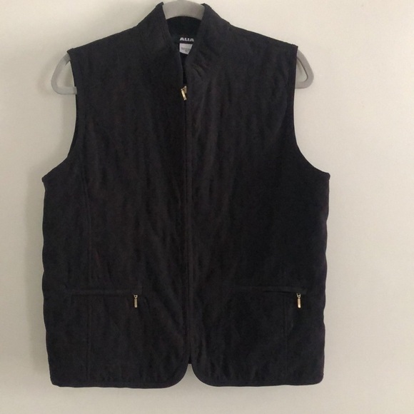 Alia Jackets & Blazers - Quilted Equestrian BARN Vest Alia Size 12 black